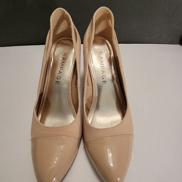 RAMPAGE  WOMEN"S LOW HEEL TAN SHOES - Picture 4 of 16